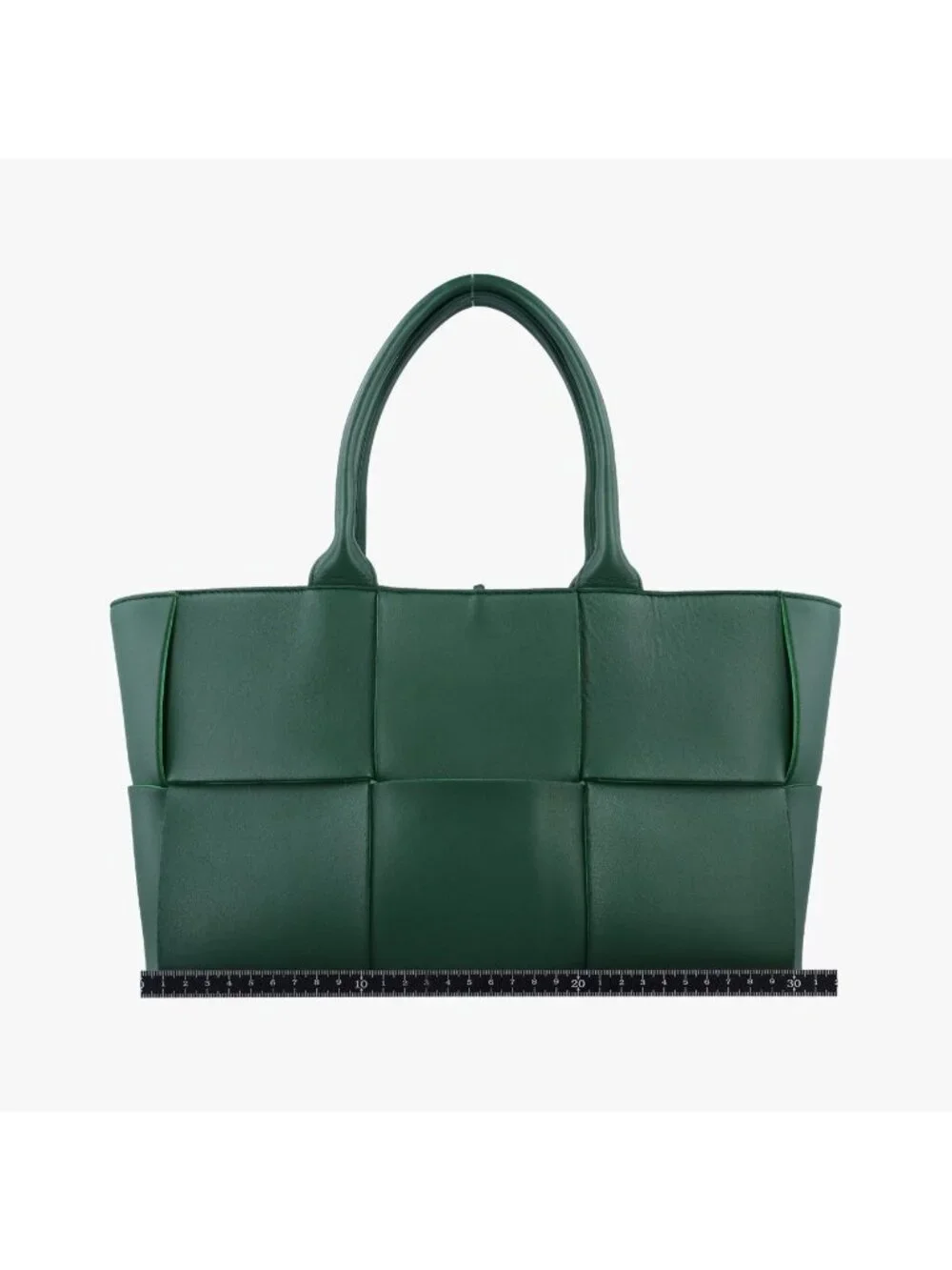 Bottega Veneta the Arco Tote Green Lambskin